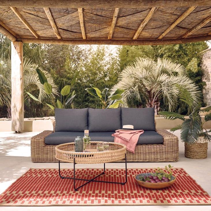 Maisons du Monde TERRITOIRE - Vaciabolsillos de mango macizo con motivos gráficos Los más vendidos