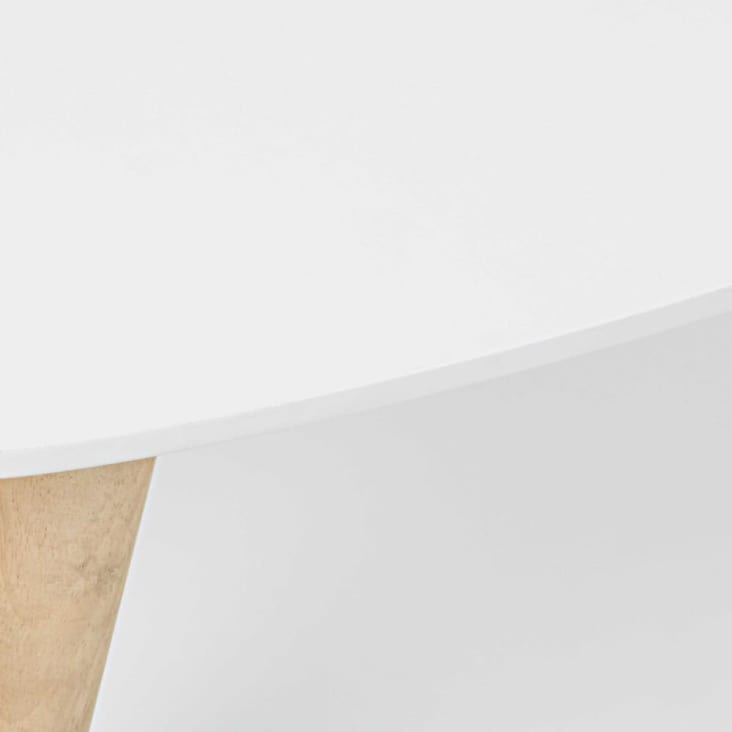 Maisons du Monde Spring - Mesa baja escandinava blanca Envío gratis