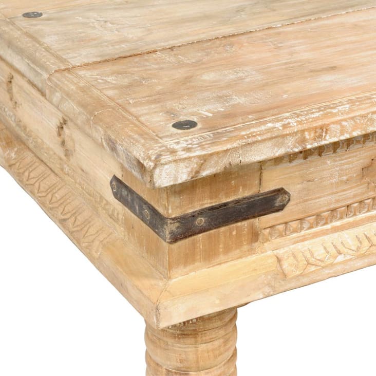 Maisons du Monde Gandhi - Mesa baja india de mango macizo Superdescuento