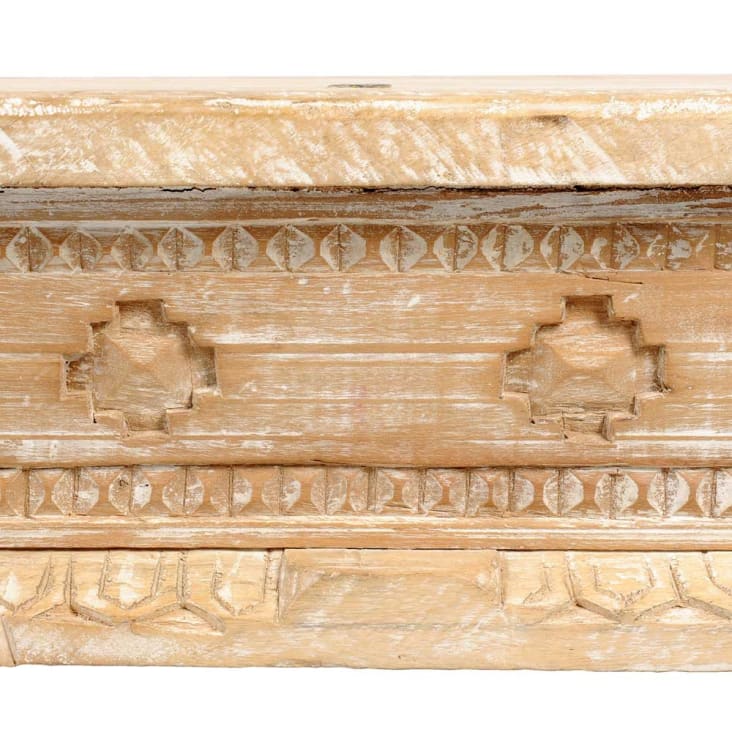 Maisons du Monde Gandhi - Mesa baja india de mango macizo Superdescuento