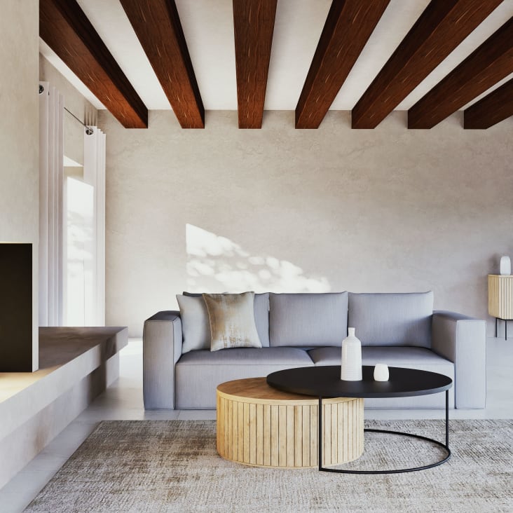 Maisons du Monde Boldin - Mesas redondas apilables Tienda de fábrica