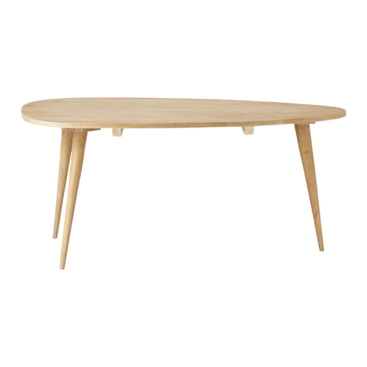 Maisons du Monde Trocadero - Mesa baja vintage de mango macizo