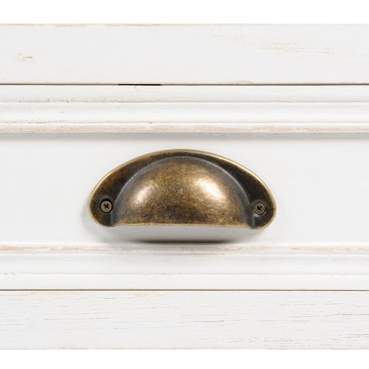 Maisons du Monde Joséphine - Mesa baja de 2 cajones blanca blanca 2025