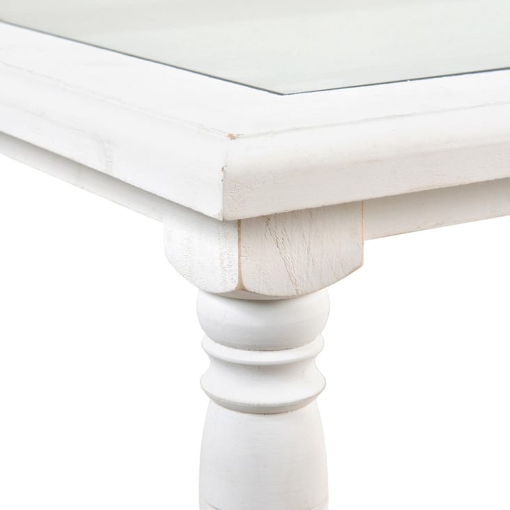 Maisons du Monde Joséphine - Mesa baja de 2 cajones blanca blanca 2025