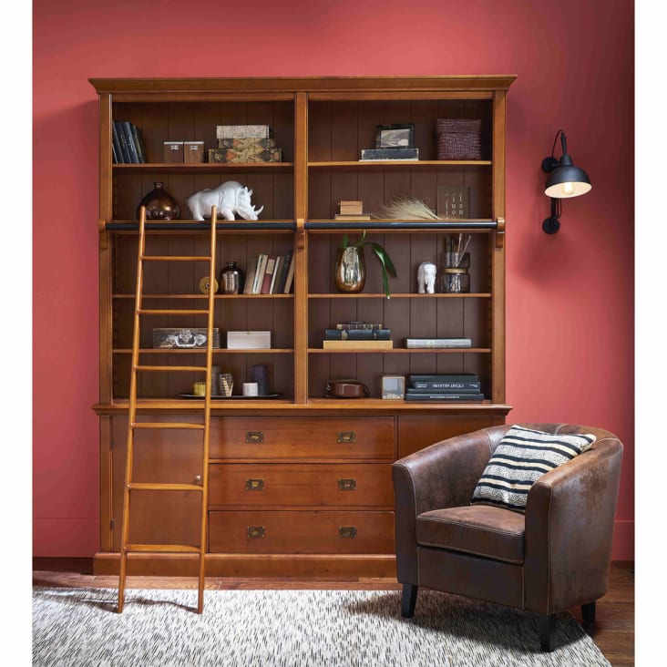 Maisons du Monde Baltimore - Sillón de antelina marrón Mejor oferta