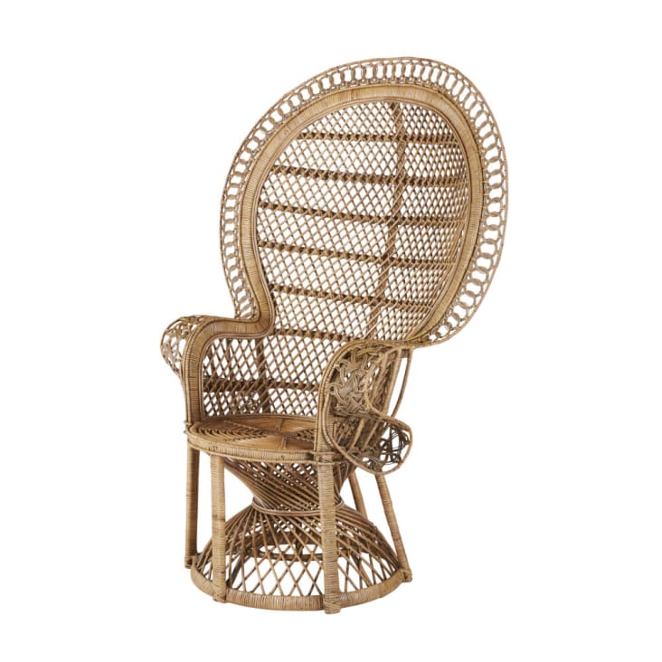 Maisons du Monde Emmanuelle - Sillón vintage de mimbre Rebajas top
