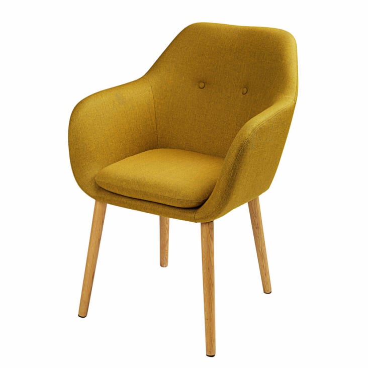 Maisons du Monde Arnold - Silla amarilla