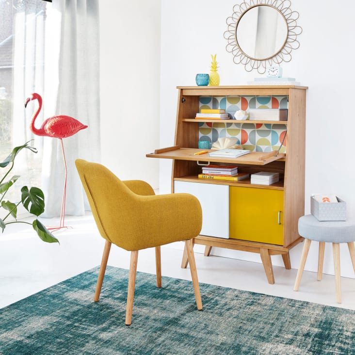 Maisons du Monde Arnold - Silla amarilla COMPRAR AHORA