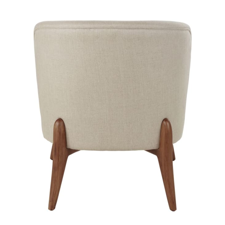 Maisons du Monde Katie - Sillón de lino beige Promoción por tiempo limitado