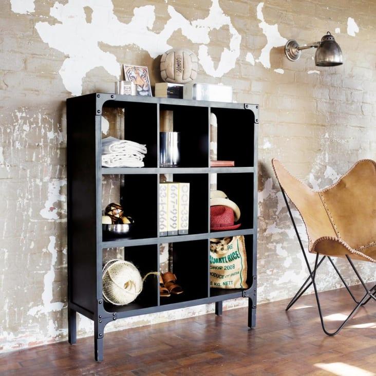 Maisons du Monde Santiago - Silla de piel color camello Promoción trimestral
