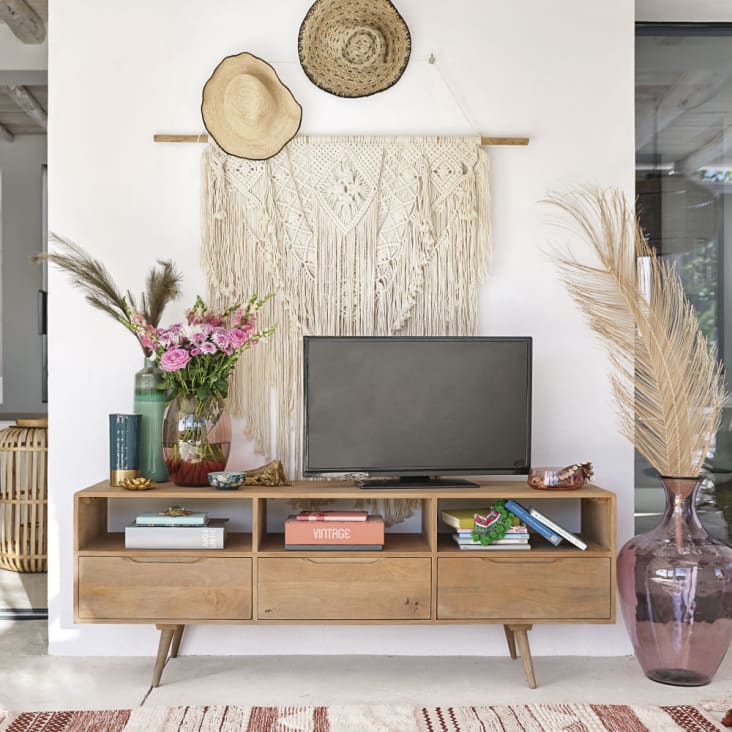 Maisons du Monde Trocadero - Mueble de TV vintage de mango Outlet