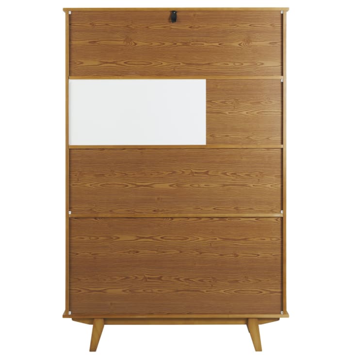 Maisons du Monde Paulette - Librería vintage con 2 cajones y 4 puertas multicolor Rebajas de fábrica