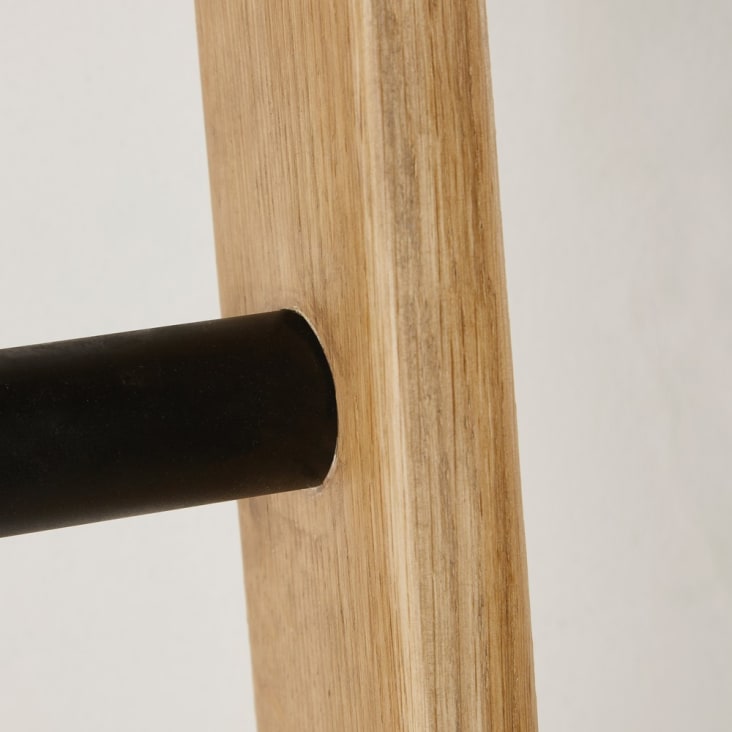 Maisons du Monde Versailles - Escalera para librería decorativa de roble macizo Liquidación