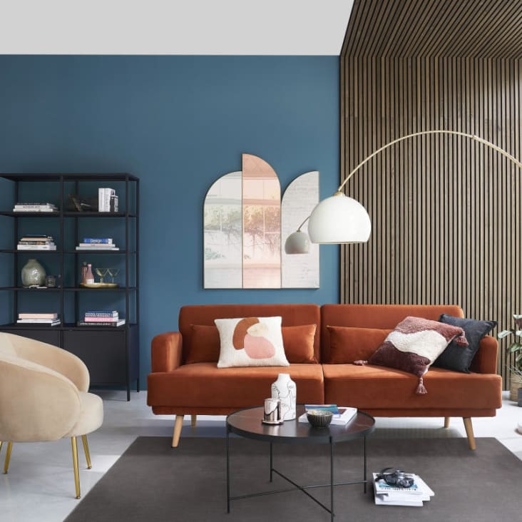 Maisons du Monde Watkin - Biblioteca de 2 puertas de metal negro Rebajas online