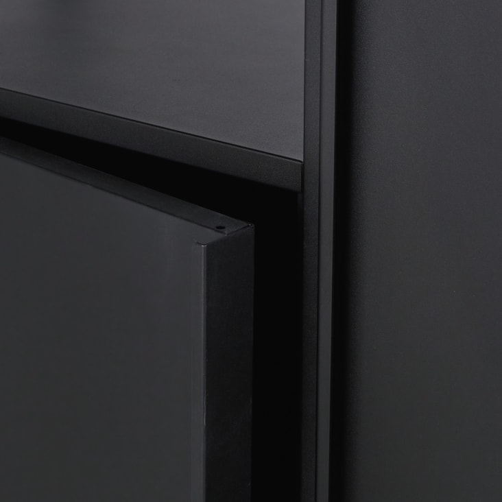 Maisons du Monde Watkin - Librería de metal negro de 2 puertas Rebajas top
