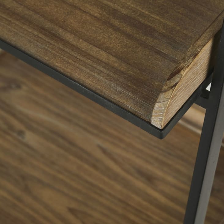 Maisons du Monde SYBILLE - Estantería industrial metal negro Oferta especial de fábrica