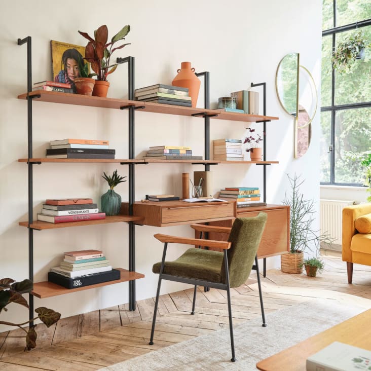Maisons du Monde Portobello - Estantería de pared vintage con 1 cajón En oferta