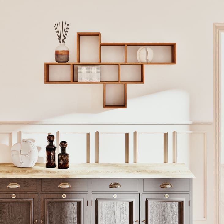 Maisons du Monde Luciano - Estantería de pared desigual Descuentos del mes