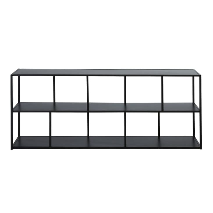 Maisons du Monde Simply - Repisa de metal negro Oferta exclusiva