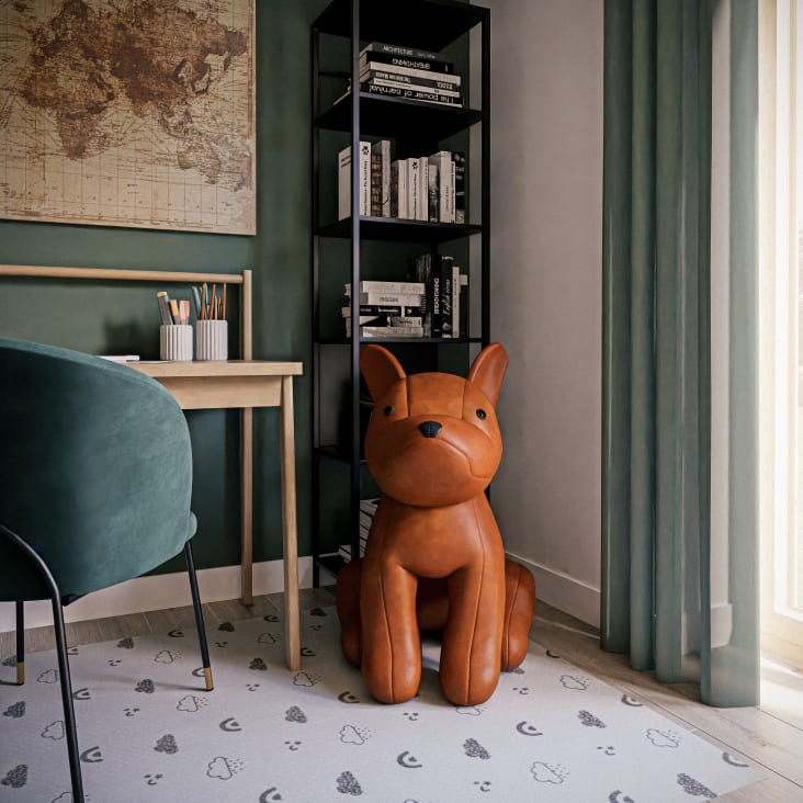 Maisons du Monde Simply - Columna de metal negro Rebajas