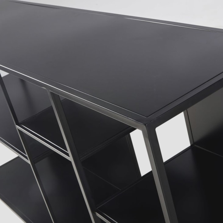 Maisons du Monde Simply - Estantería baja de metal fino negro Ofertas