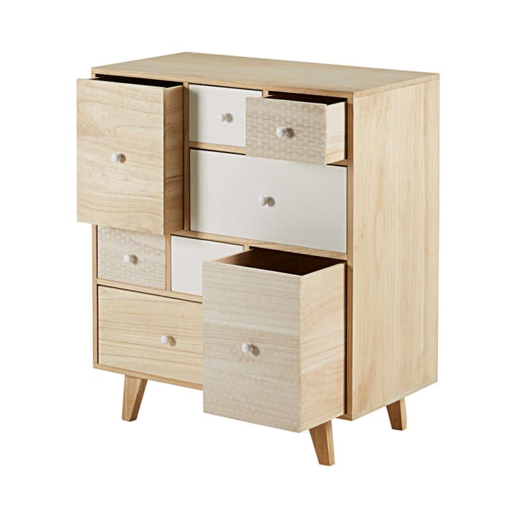 Maisons du Monde Spring - Cajonera con 8 cajones de paulonia Los más vendidos