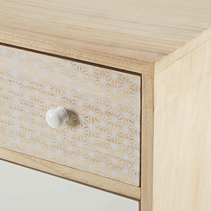 Maisons du Monde Spring - Cajonera con 8 cajones de paulonia Los más vendidos