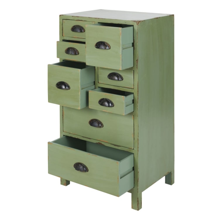Maisons du Monde Cajonera pequeña verde abeto Rebajas online
