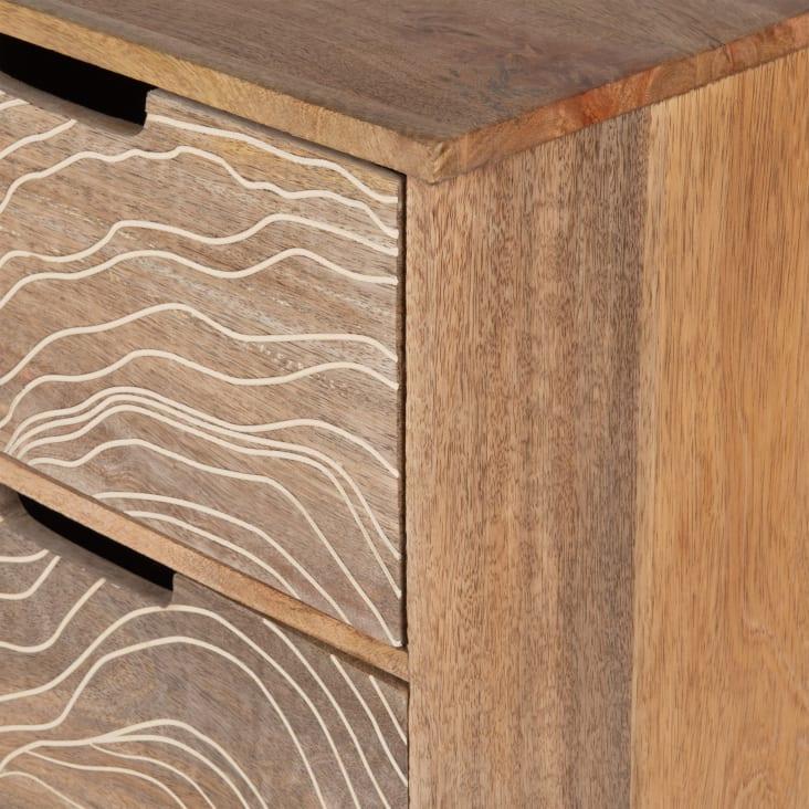 Maisons du Monde ANGEL - Cajonera con 3cajones de madera de mango Precio de fábrica