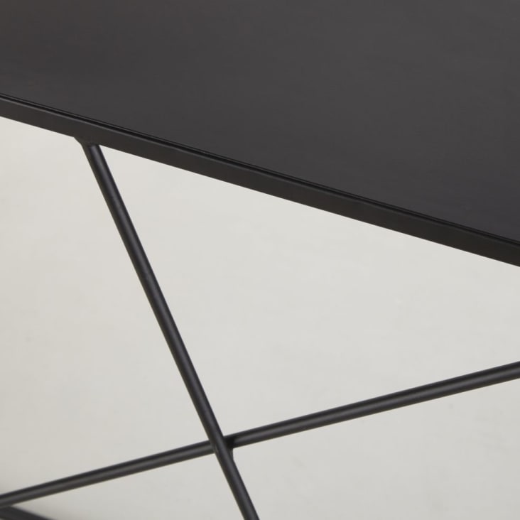 Maisons du Monde Edwin - Consola de metal negro Ofertas de temporada
