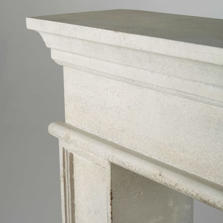 Maisons du Monde Antika - Repisa de chimenea de abeto blanco roto patinado Devoluciones gratuitas