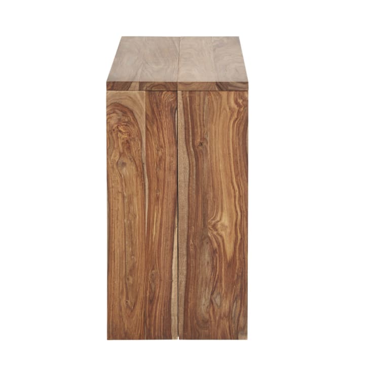 Maisons du Monde Stockholm - Mesa consola extensible de sheesham macizo para 2/6 personas L.140/160 En línea