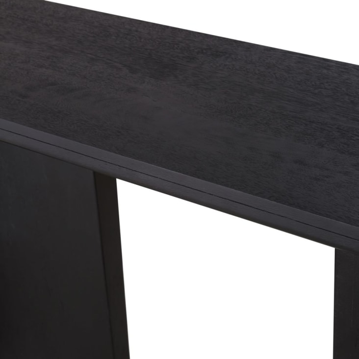 Maisons du Monde Attica - Consola negra de madera de mango maciza Ofertas