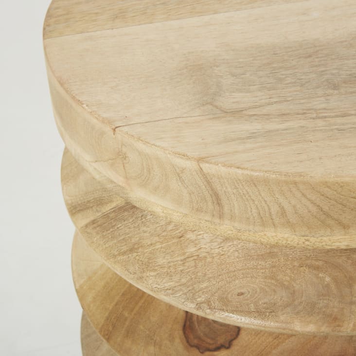 Maisons du Monde TIVOLI - Mesa auxiliar de mango Rebajas baratas
