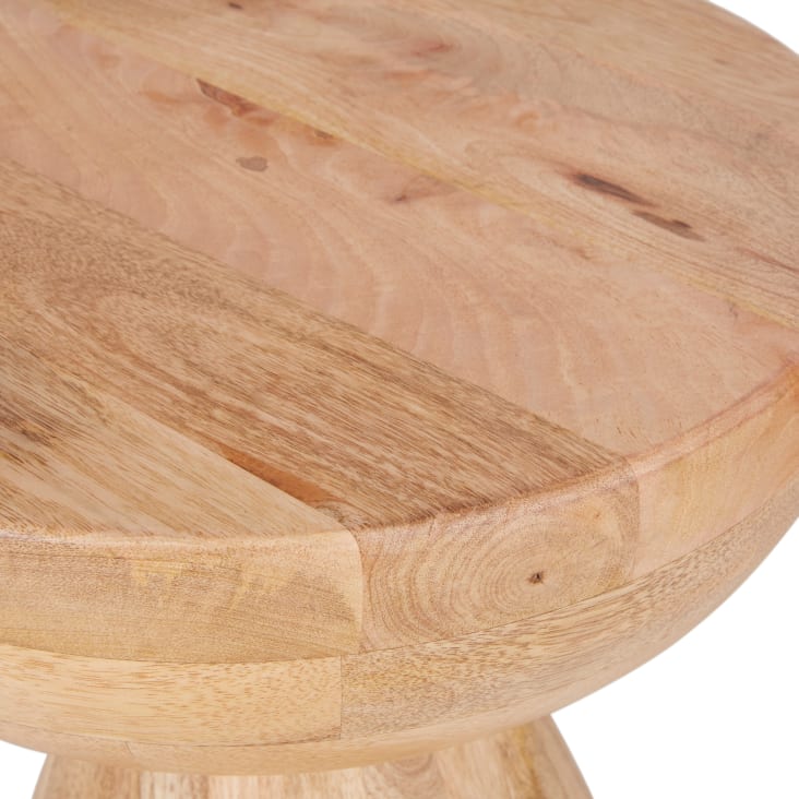 Maisons du Monde Lumia - Mesa de sofá tótem de madera de mango maciza Rebajas de fábrica