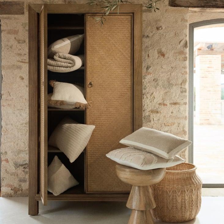 Maisons du Monde Lumia - Mesa de sofá tótem de madera de mango maciza Rebajas de fábrica