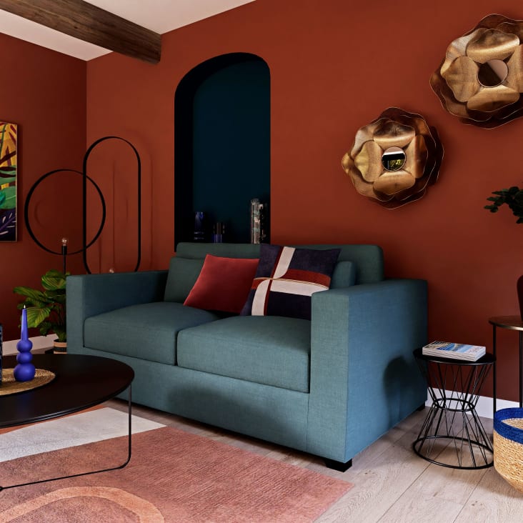Maisons du Monde Grafik - Mesa auxiliar de metal negra Los más vendidos