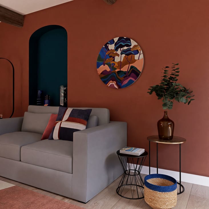 Maisons du Monde Grafik - Mesa auxiliar de metal negra Los más vendidos