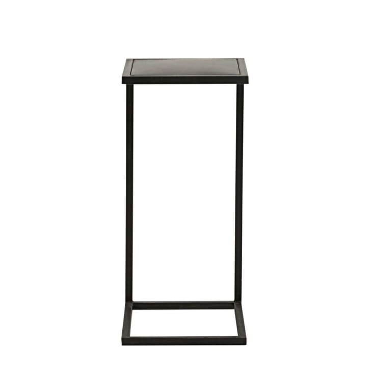 Maisons du Monde Edison - Mesa auxiliar industrial de metal negro Ventas relámpago