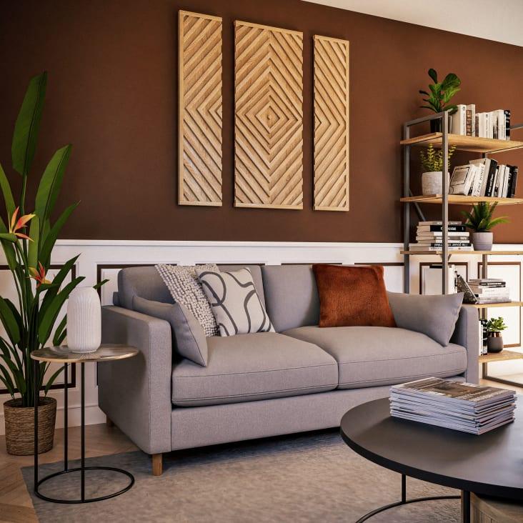 Maisons du Monde Amine - Mesa auxiliar de metal bronce y negro Precio de fábrica