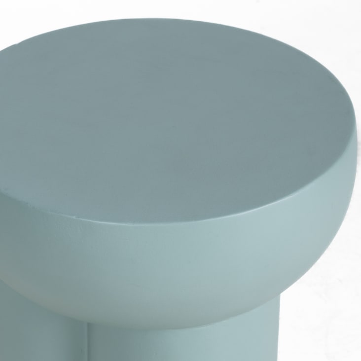 Maisons du Monde KYLE - Mesa auxiliar de cemento verde azulado Solo queda un día