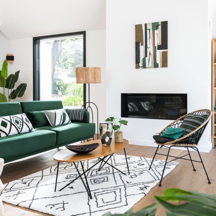 Maisons du Monde TALIK - Mesa auxiliar de paulonia Descuentos del mes
