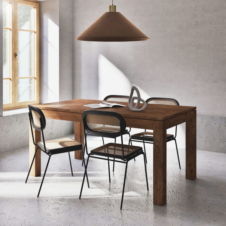 Maisons du Monde Stockholm - Mesa de comedor de madera de maciza de sheesham L.160 En oferta