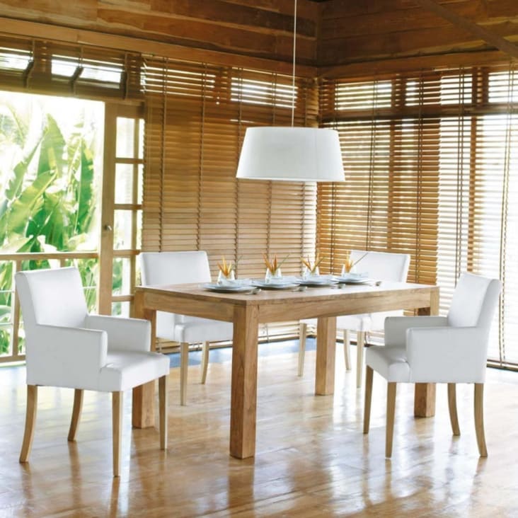 Maisons du Monde Stockholm - Mesa de comedor de madera de maciza de sheesham L.160 En oferta