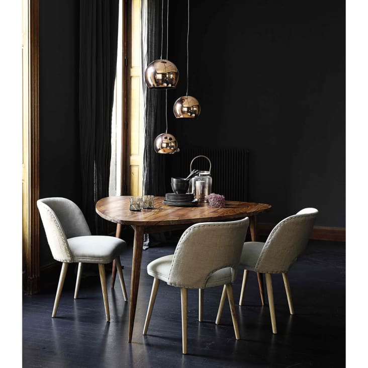 Maisons du Monde Andersen - Mesa de comedor vintage de sheesham macizo 6 personas L.136 Rebajas baratas