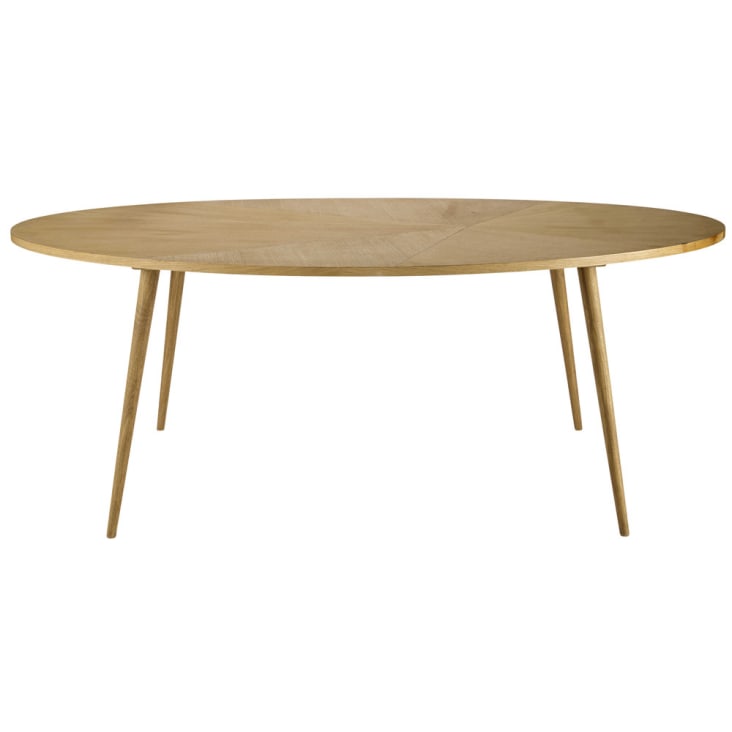 Maisons du Monde Origami - Mesa de comedor ovalada 8 personas L.200