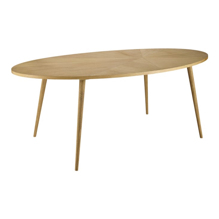 Maisons du Monde Origami - Mesa de comedor ovalada 8 personas L.200 Ventas relámpago