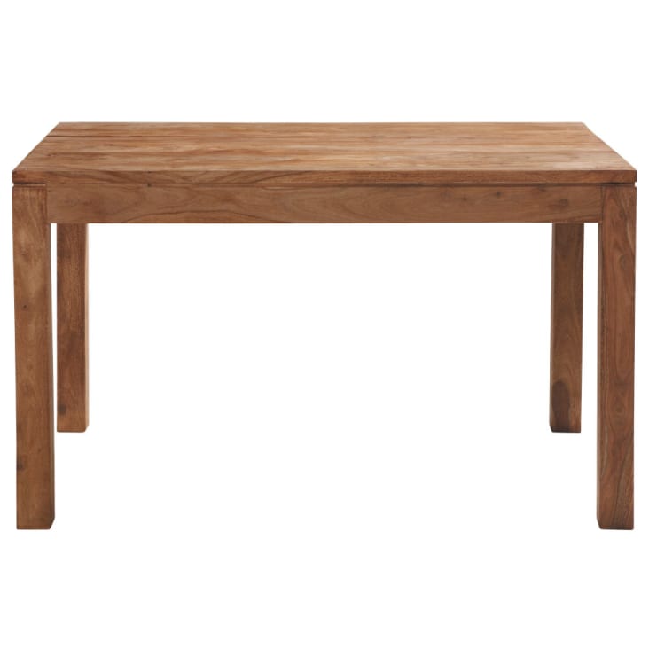 Maisons du Monde Stockholm - Mesa de comedor de madera de maciza de sheesham 6 personas L.130