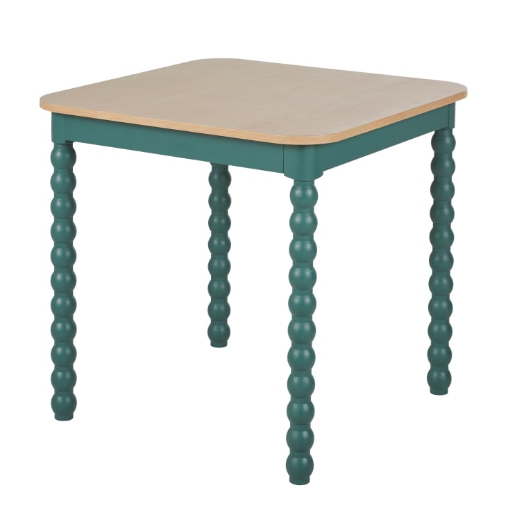 Maisons du Monde Dabali - Mesa de comedor cuadrada bicolor para 2/4 personas L. 75 Liquidación