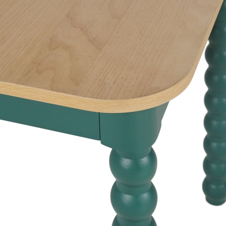 Maisons du Monde Dabali - Mesa de comedor cuadrada bicolor para 2/4 personas L. 75 Liquidación